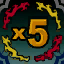 HP Increase (5x)